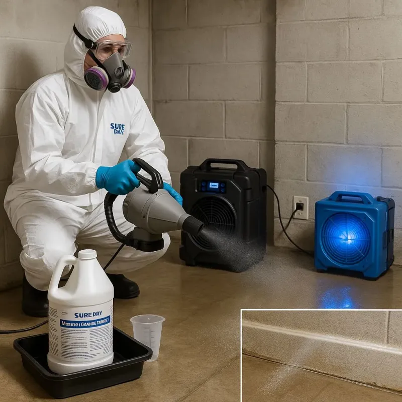 Sanitization and Odor Removal process in Sterlington, LA