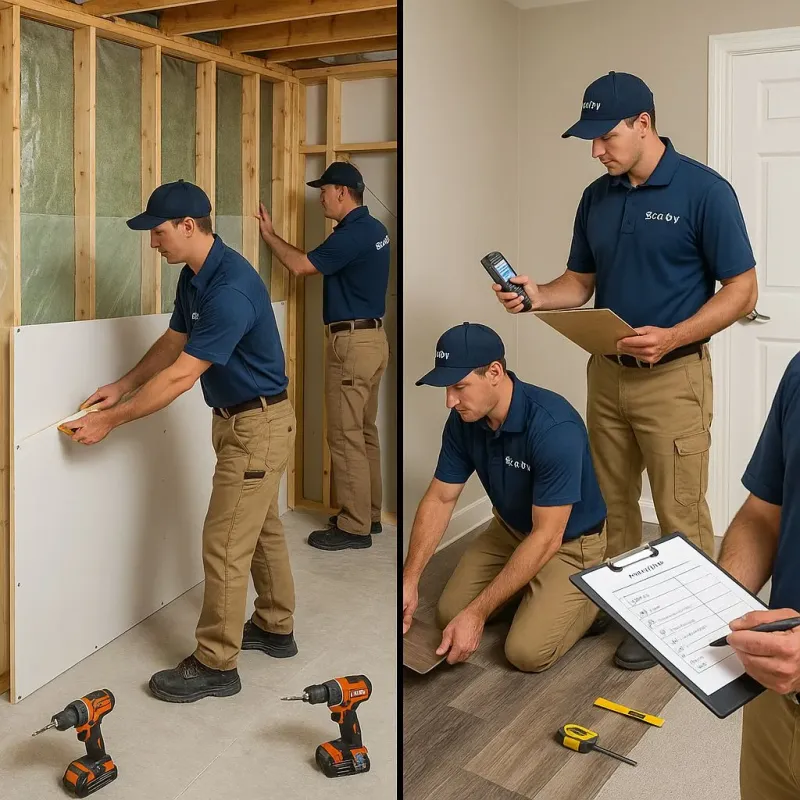 Repairs and Reconstruction process in Sterlington, LA